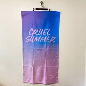 Cruel Summer Lover‎ Album Taylor Swiftie Ombre Beach Pool Towel Pink Purple